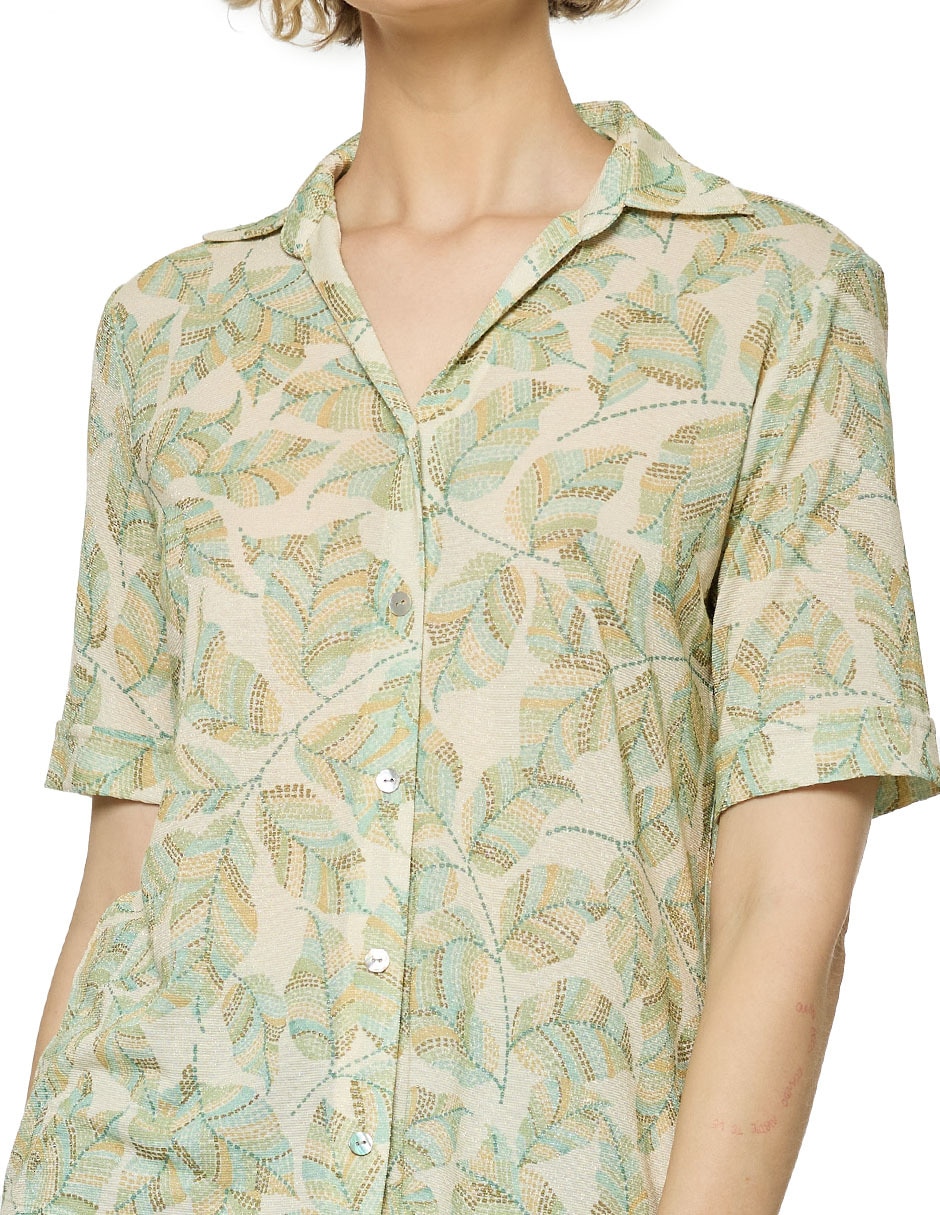 Blusa Foley's manga corta para mujer