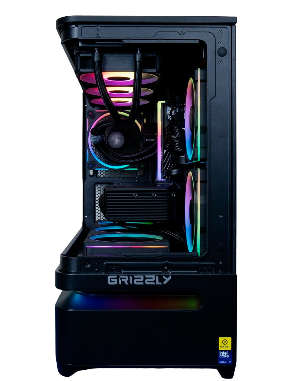 Computadora gamer Grizzly PCG-INTEL094 Intel Core Ultra 7 265 NVIDIA GeForce RTX 5070 32 GB RAM 2 TB SSD