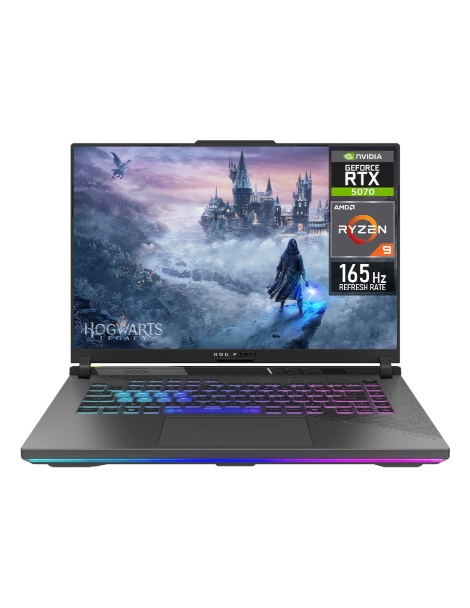 ASUS Laptop gamer ASUS ROG Strix G16 16 pulgadas Full HD+ AMD Ryzen 9 NVIDIA GeForce RTX 5070 32 GB RAM 1 TB SSD