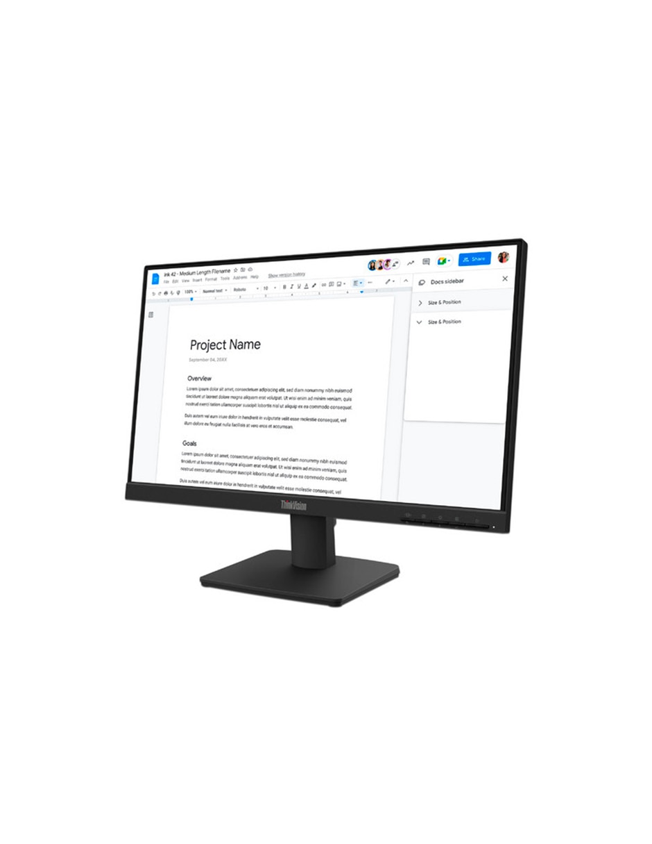 Monitor Lenovo 64CBKAR6LA Standard Full HD 21.5 pulgadas