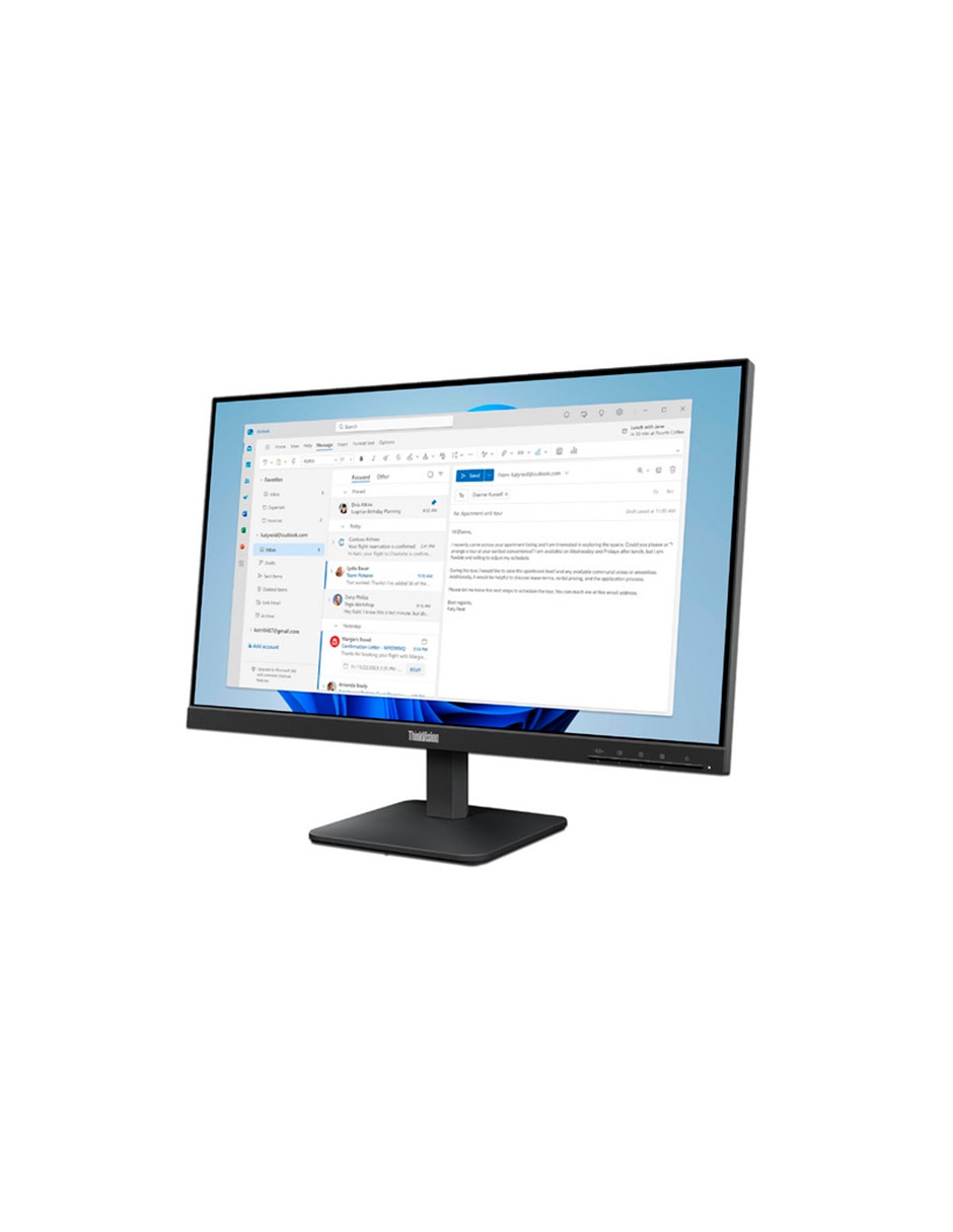 Monitor Lenovo 64B5KAR1LA Standard Full HD 23.8 pulgadas