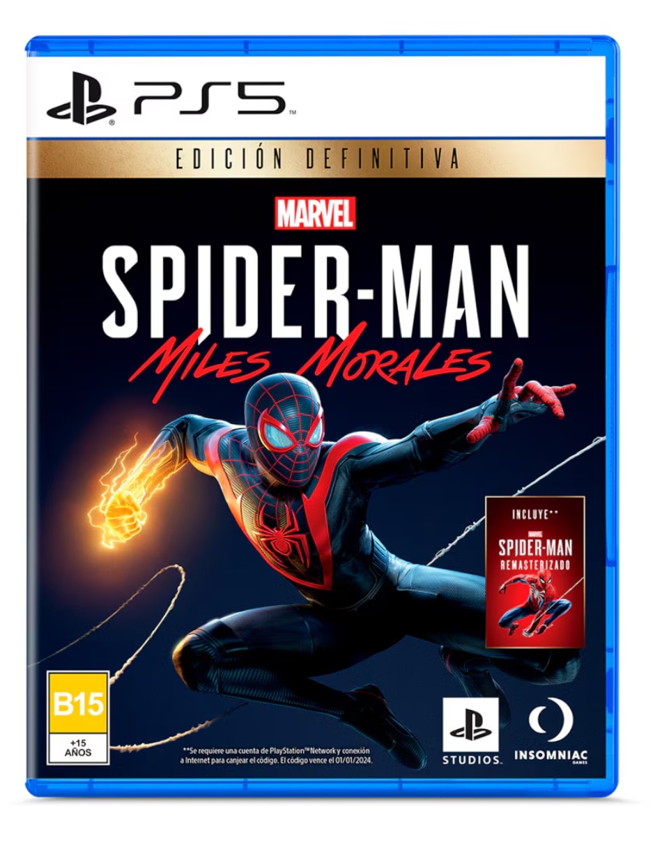 PLAYSTATION Marvel's Spider-Man: Miles Morales Playstation bundle para PS5