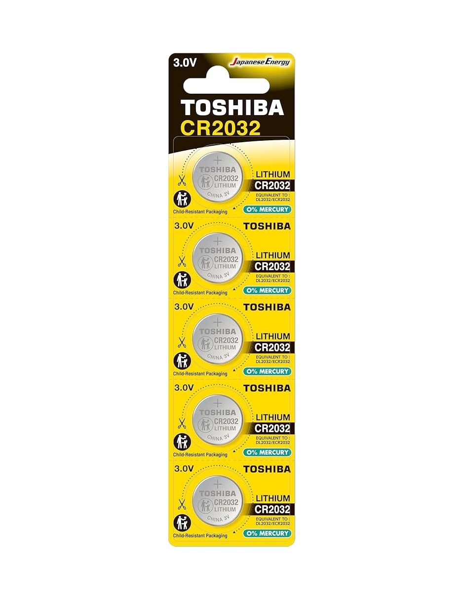 Pila de botón litio toshiba 3 v