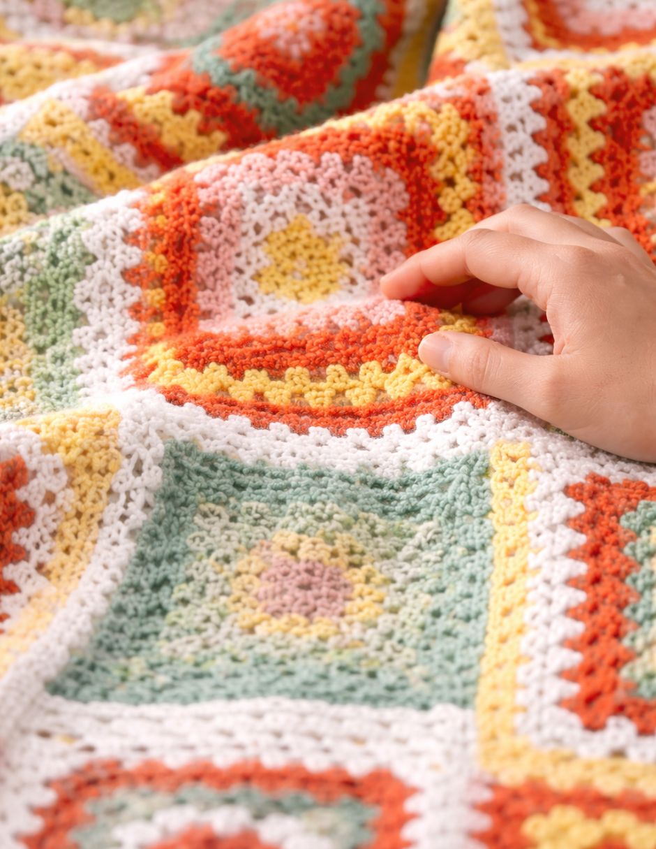 Cobija de tejido punto B.Kind & Beyond Crochet bebé