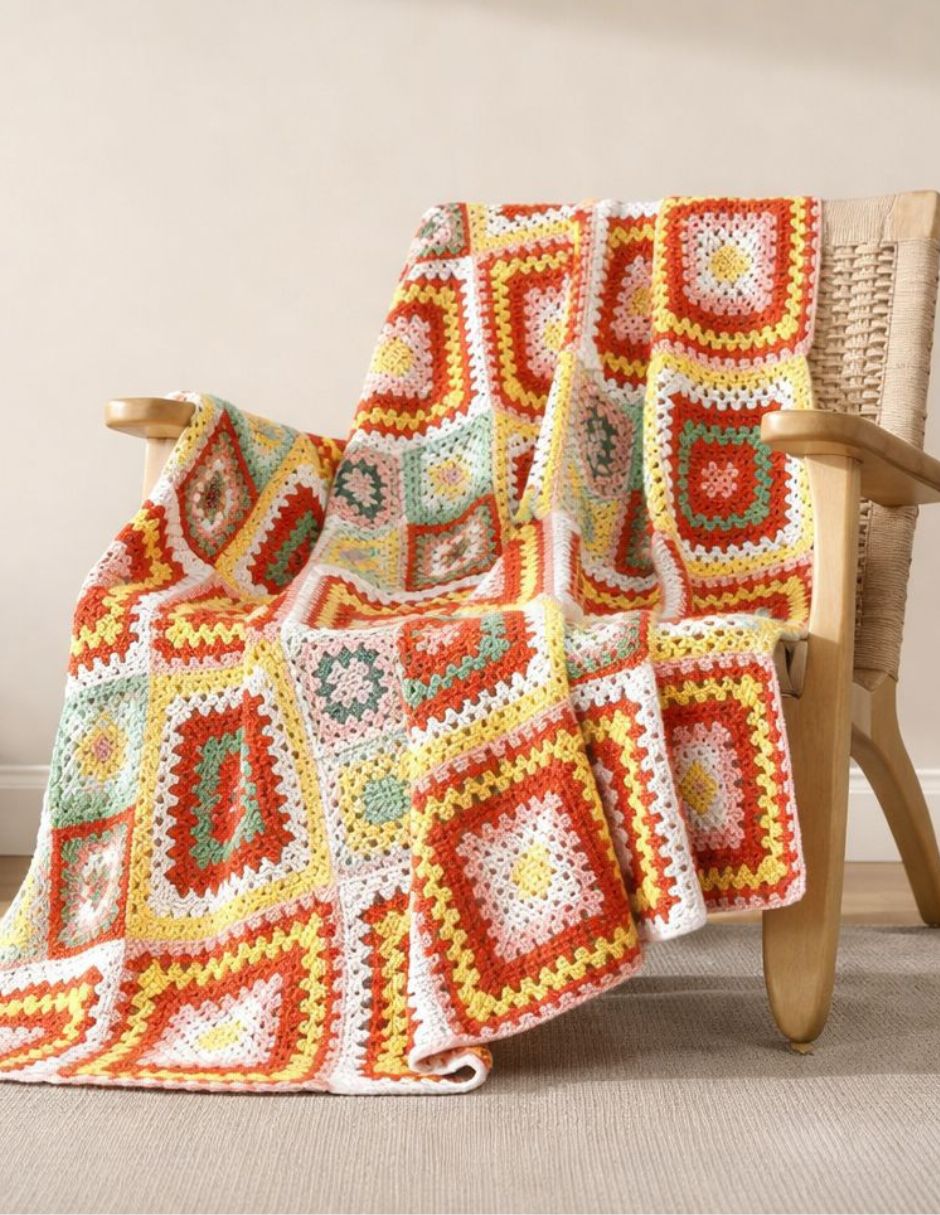 Cobija de tejido punto B.Kind & Beyond Crochet bebé