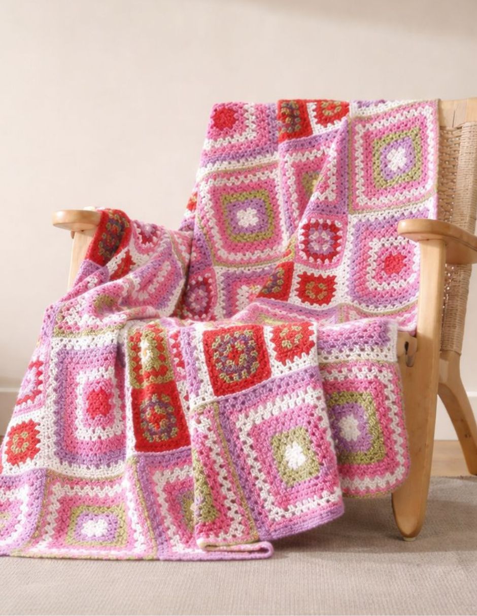 Cobija de tejido punto Crochet bebé 2