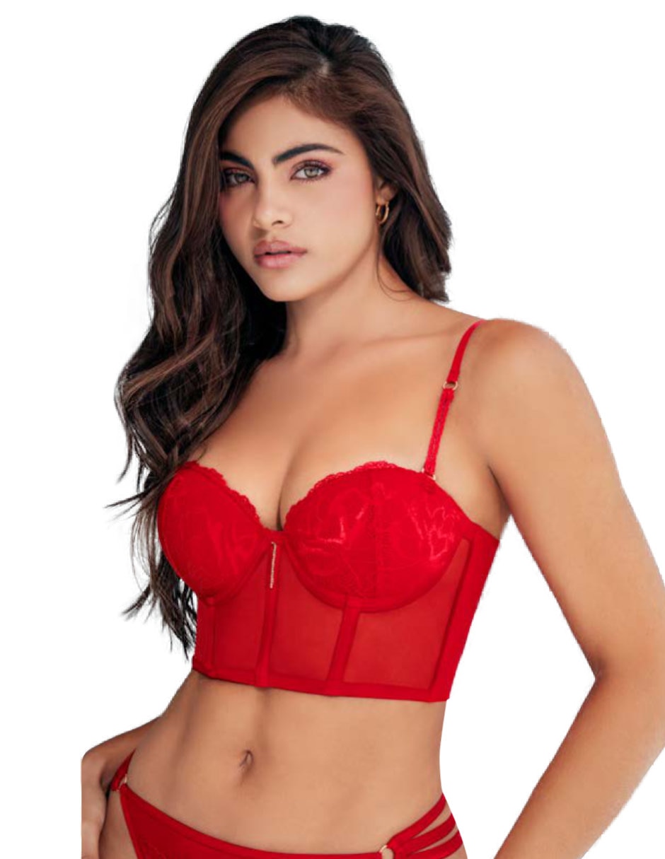 Conjunto de bra y panty Toda Época Lencería de Microfibra