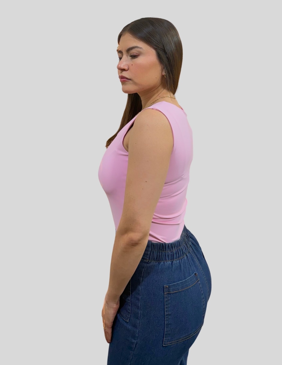 Body escote cuadrado para mujer 6