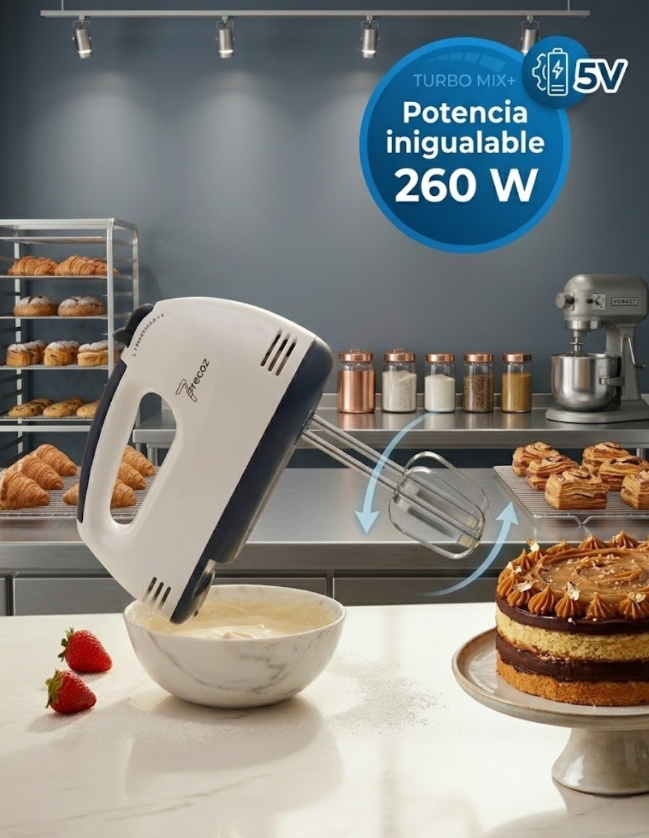 Batidora manual CM-TOP 7 velocidades JD05