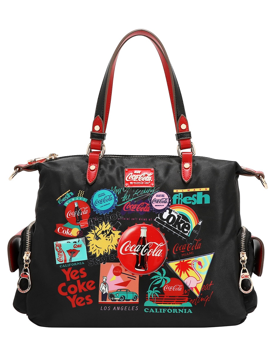 Bolsa tote Cap Collage Coca-Cola para mujer Bolsa tote Cap Collage Coca-Cola para mujer