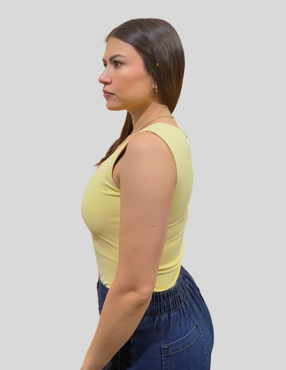 Body escote cuadrado para mujer 2