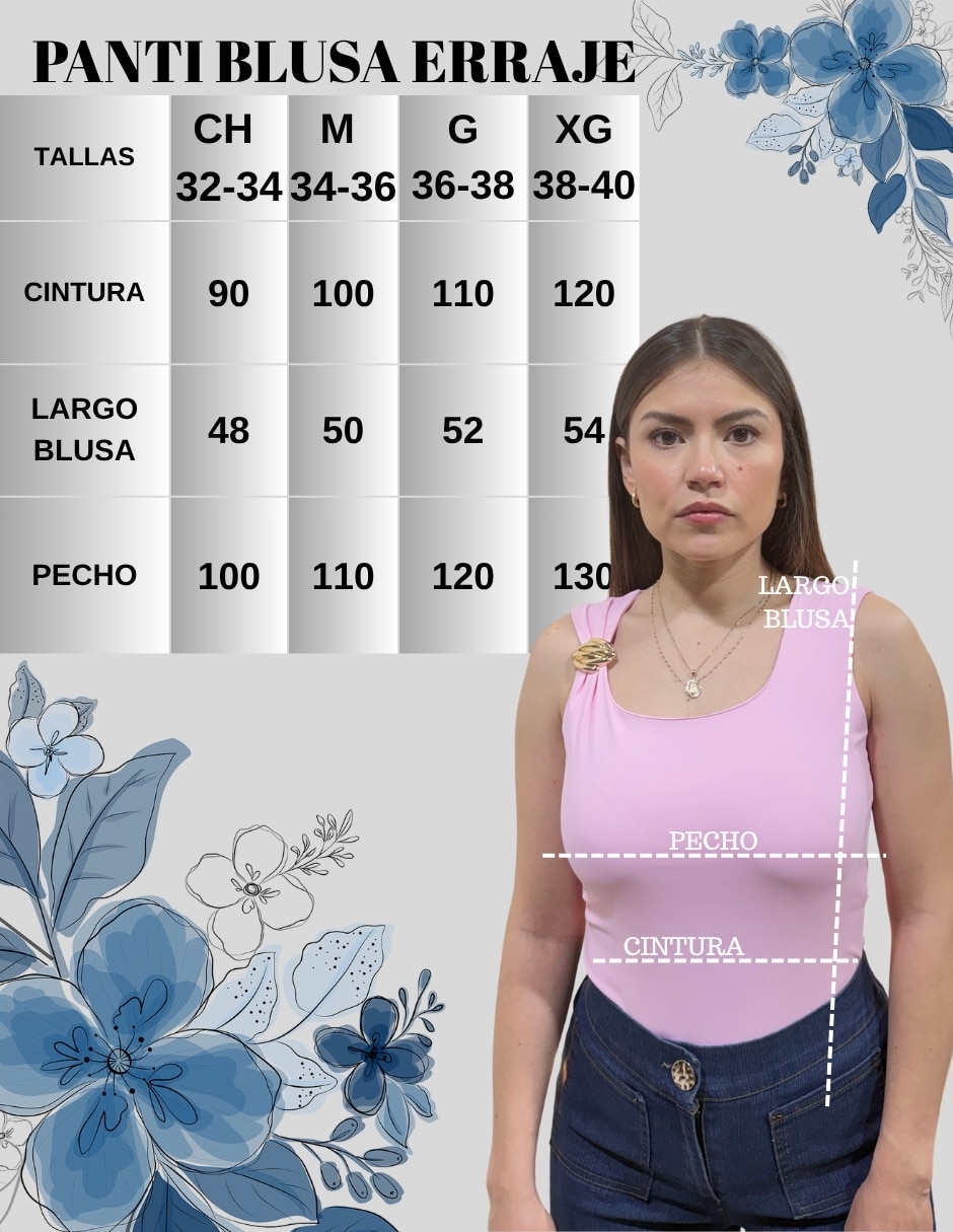 Body escote cuadrado para mujer 6