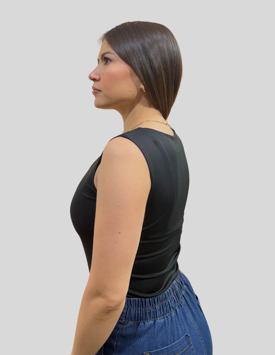 Body Yaretni Moda escote cuadrado para mujer