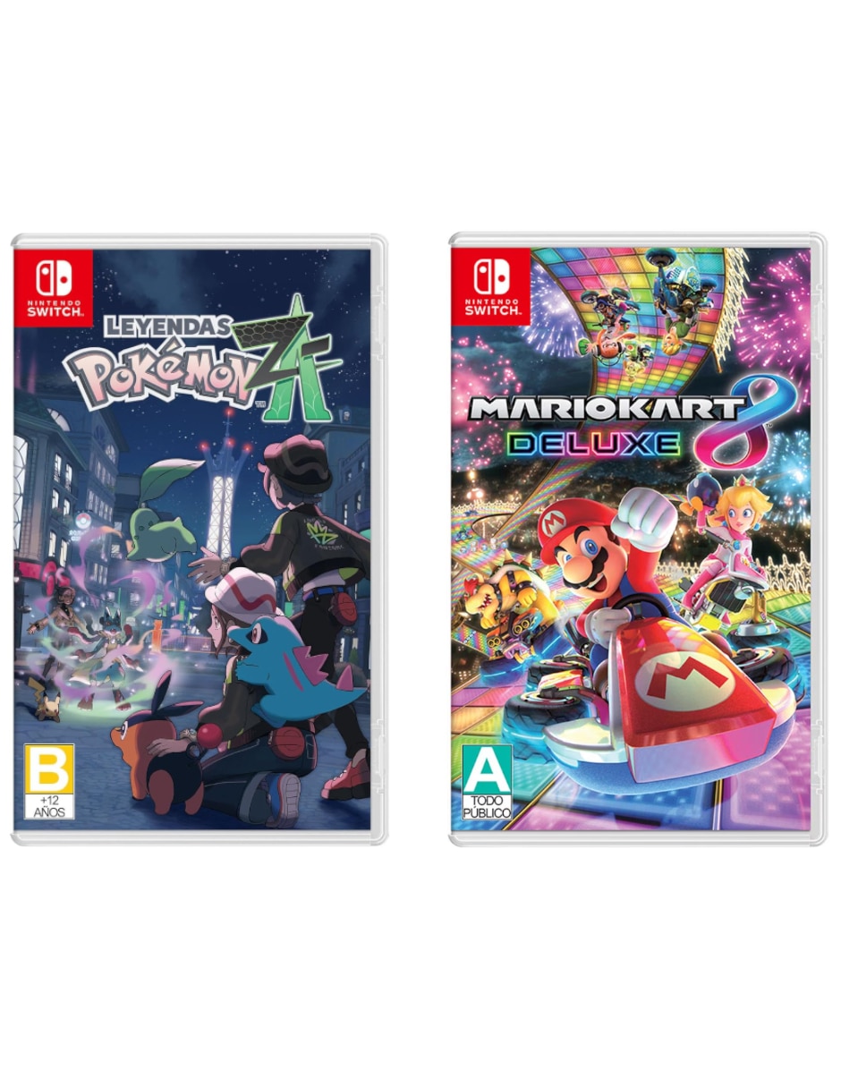 NINTENDO Pokemon Legends Z-A Game + Mario Kart 8 Deluxe Bundle para Nintendo Switch