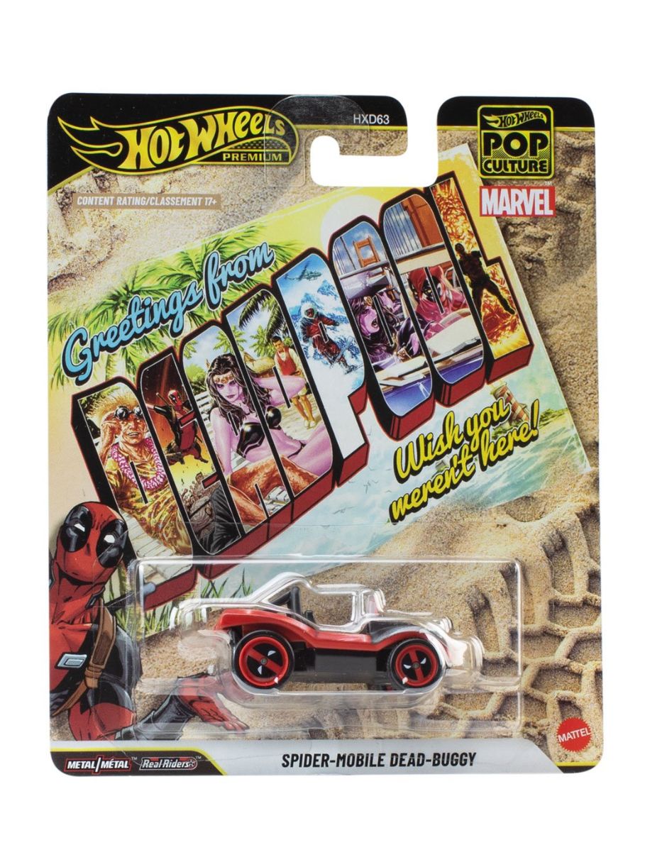 Figura de colección Hot Wheels Spider-Mobile Dead-Buggy Mattel