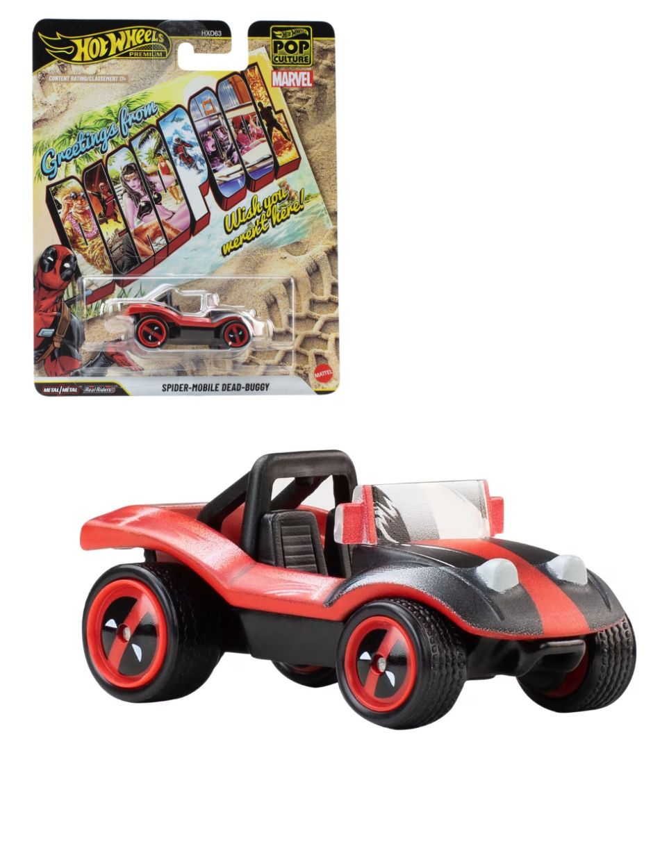 Figura de colección Hot Wheels Spider-Mobile Dead-Buggy Mattel