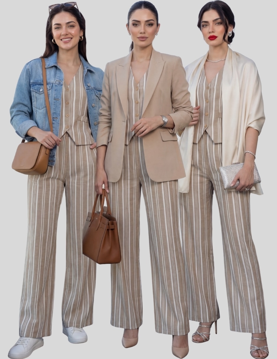 Conjunto casual de algodón para mujer 3