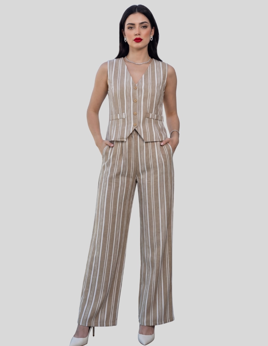 Conjunto casual de algodón para mujer 1