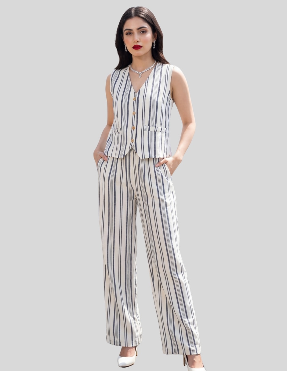 Conjunto casual de algodón para mujer