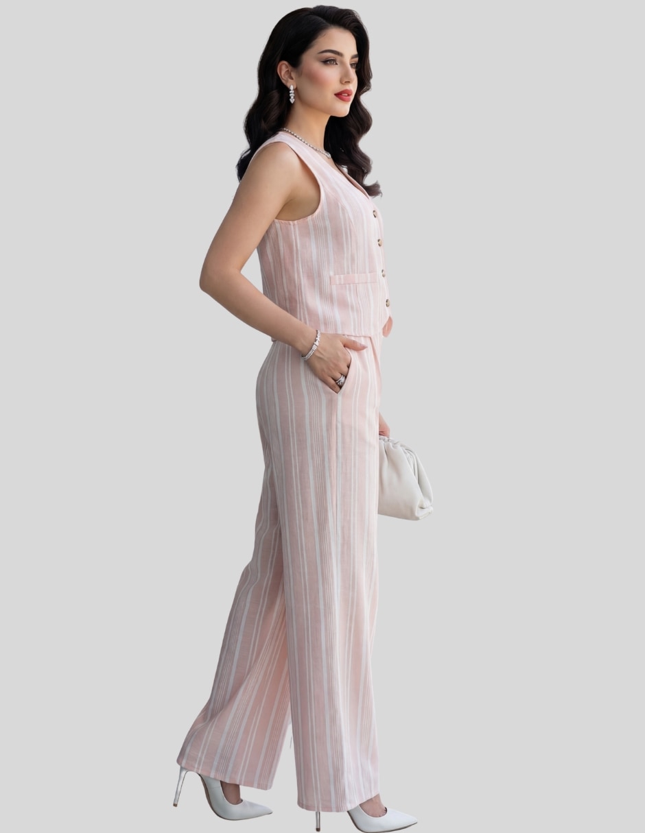 Conjunto casual Malabis de algodón para mujer