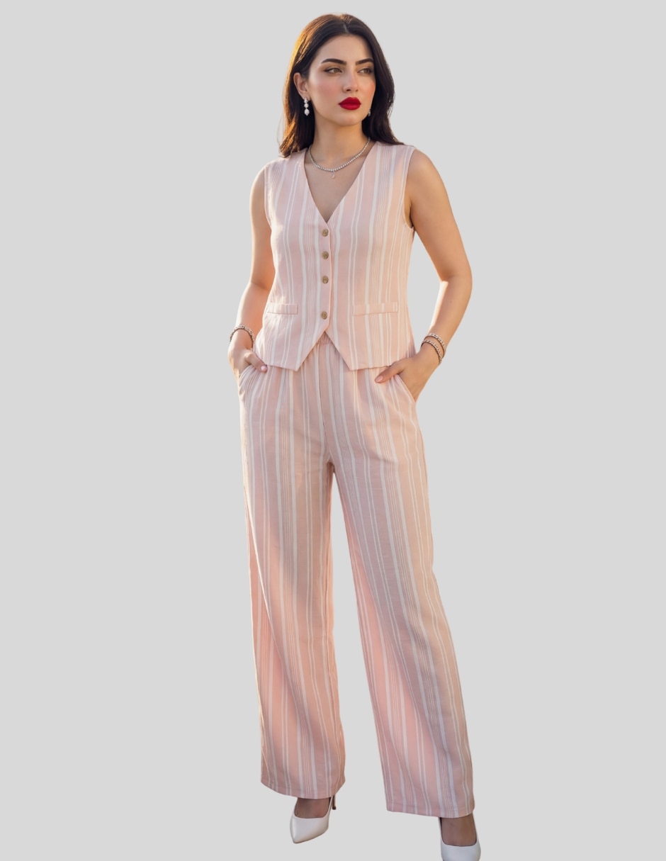 Conjunto casual de algodón para mujer