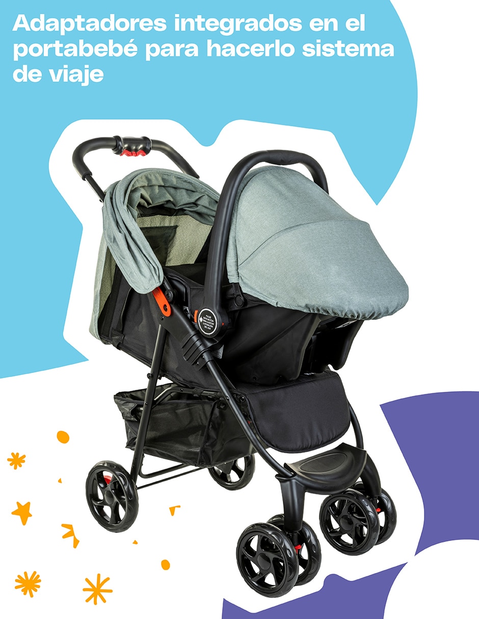 Carriola travel system Hobby plegable 3