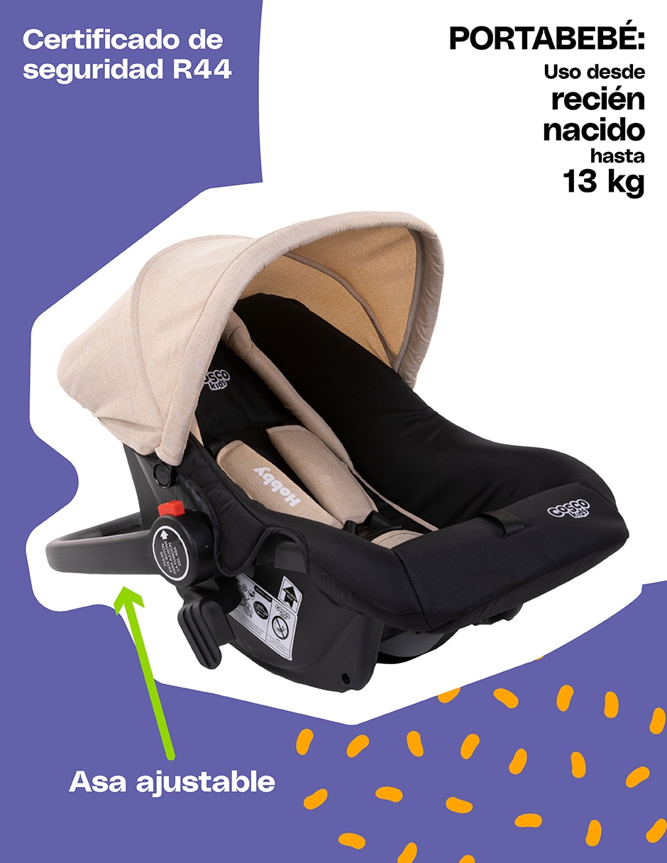 Carriola travel system Hobby Cosco plegable