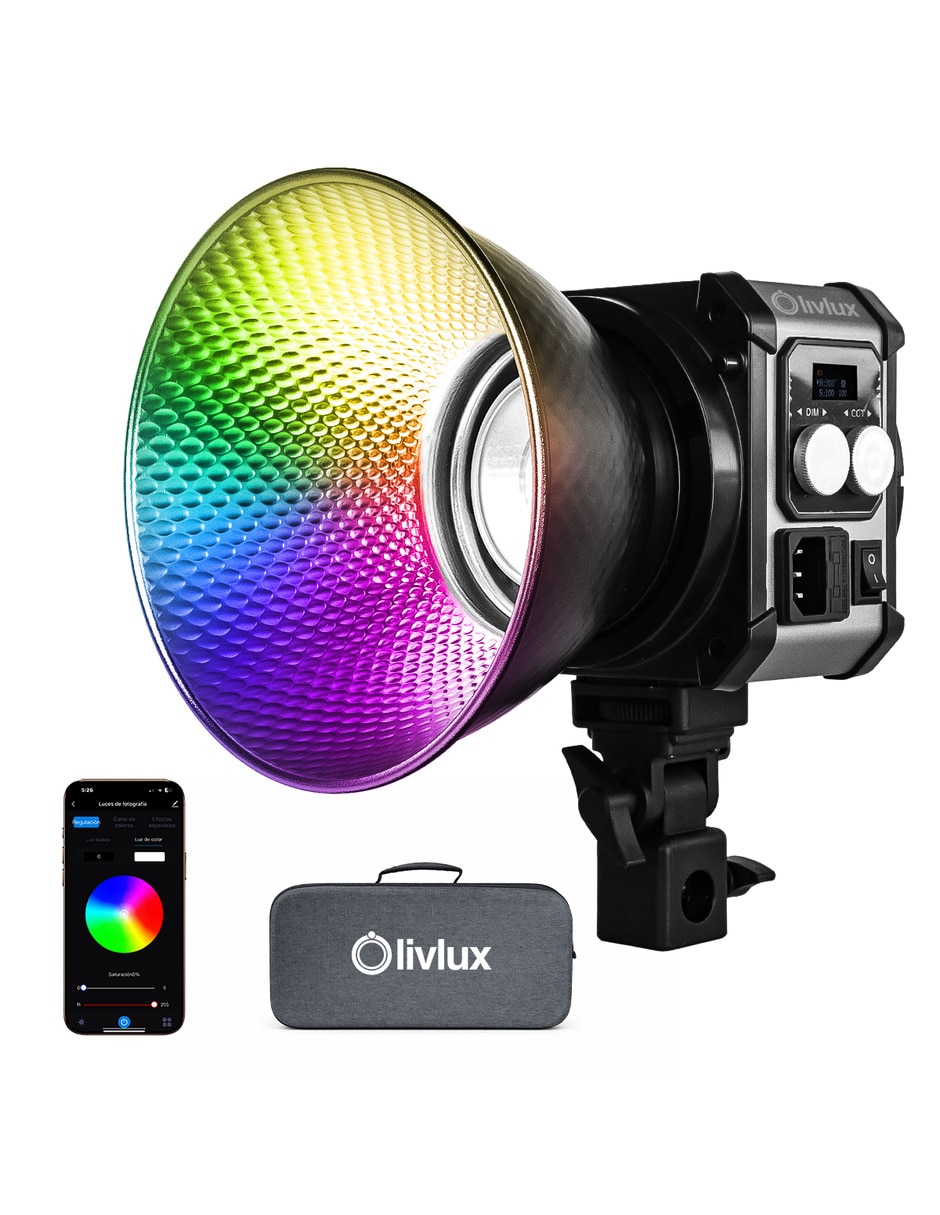 Lámpara para fotografía L200 RGB