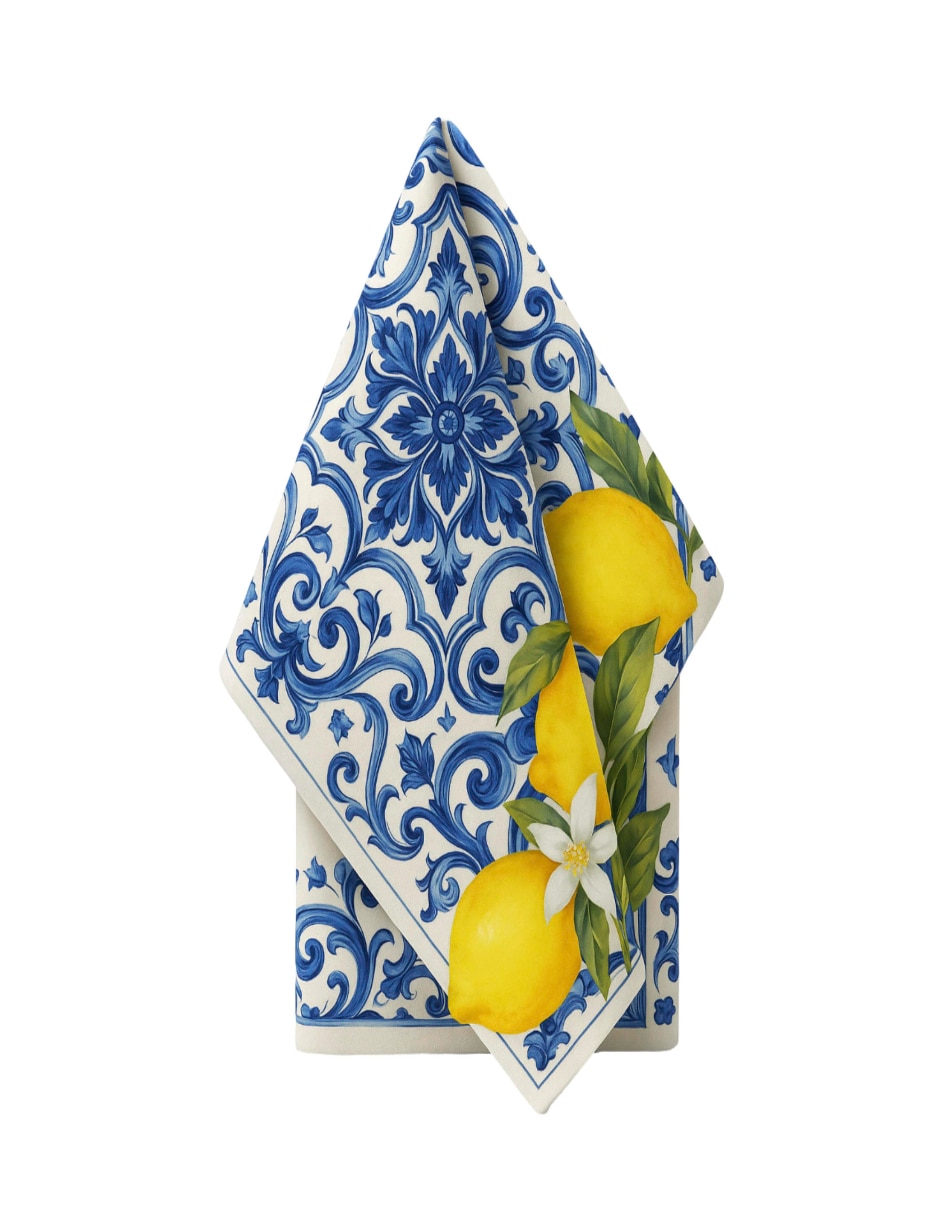 Set servilleta Cocina Juana Gallo de poliéster 4 piezas