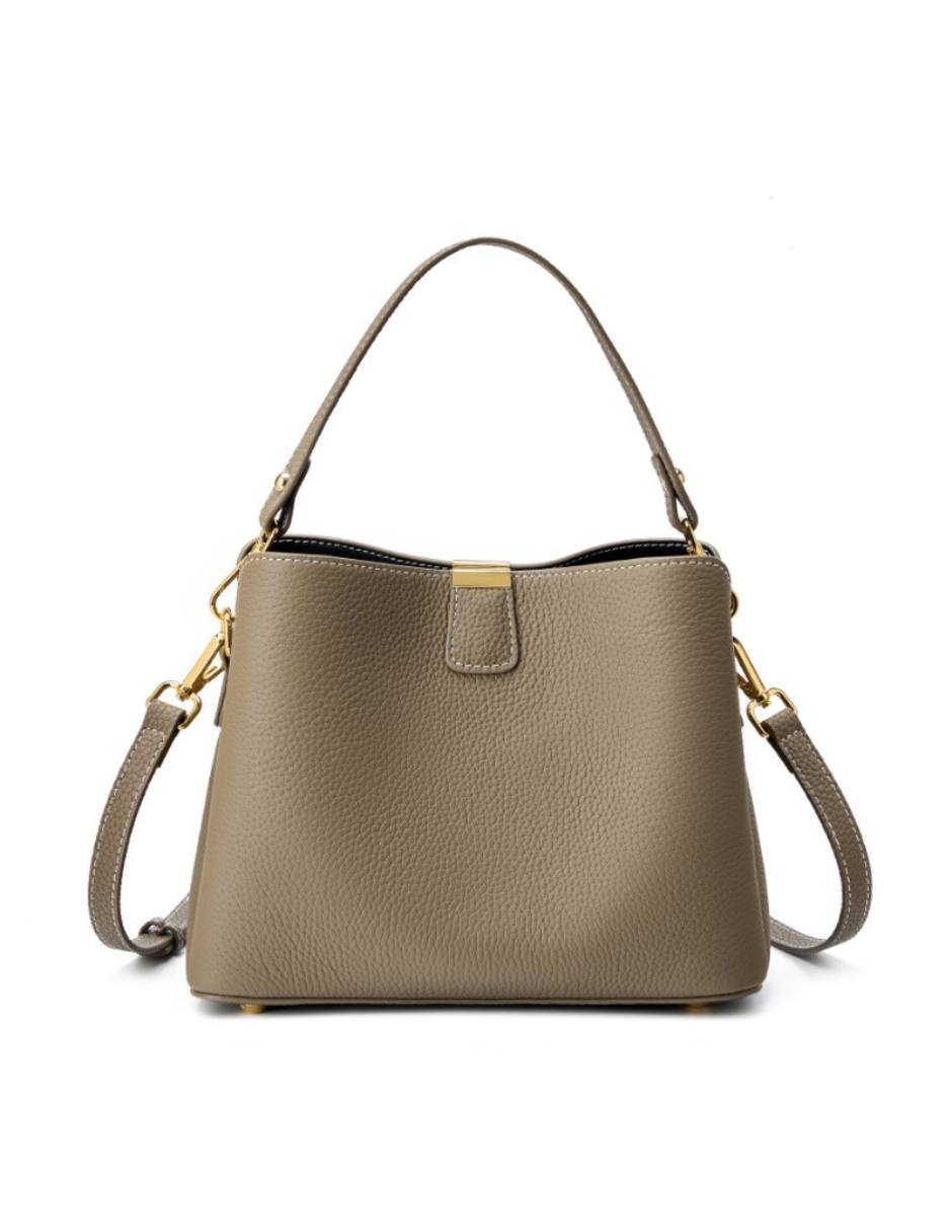 Bolsa bucket bolsa bucket de cuero mujer