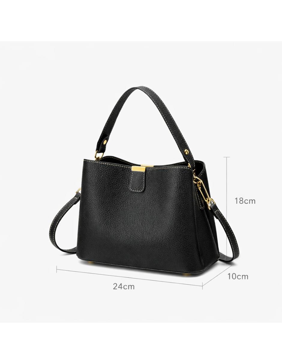 Bolsa bucket bitna seoul bolsa bucket de cuero mujer