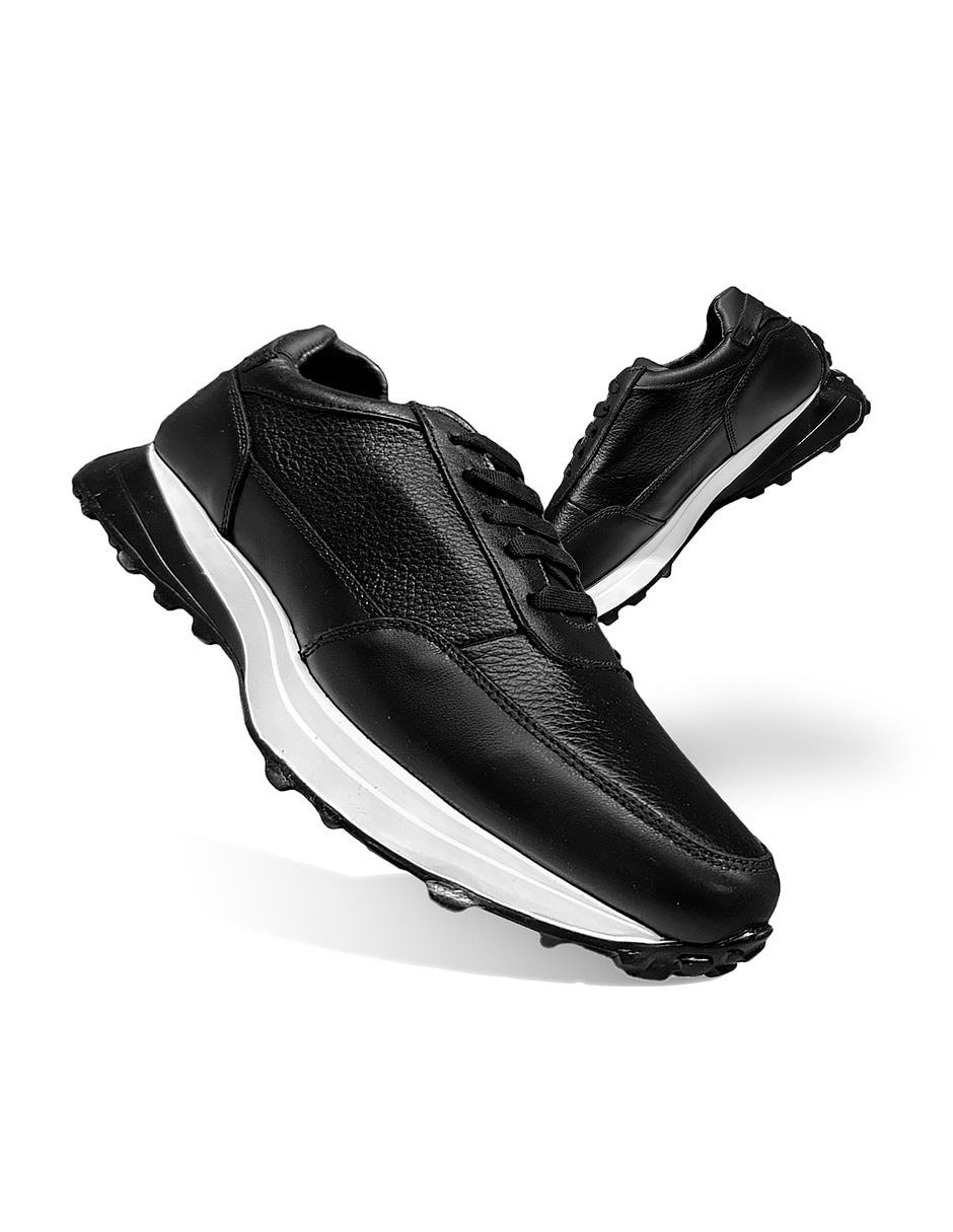 Tenis de piel para hombre 5
