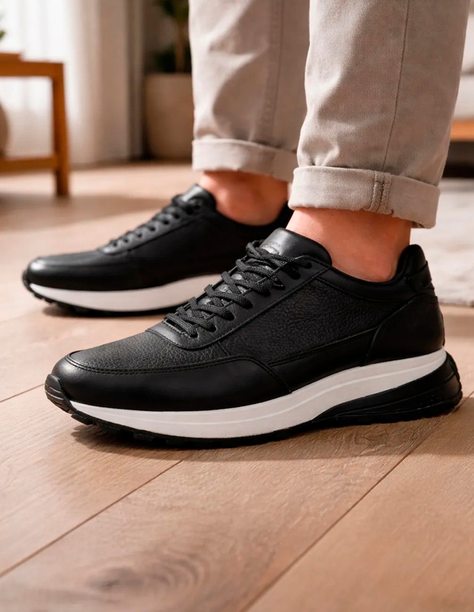 Tenis de piel para hombre 6