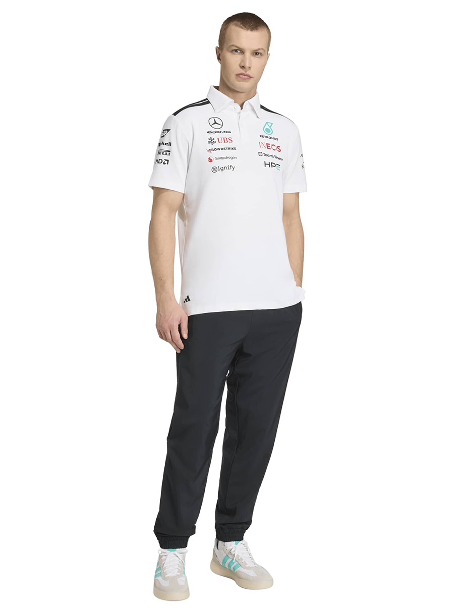 Playera tipo polo motorsport para hombre 3
