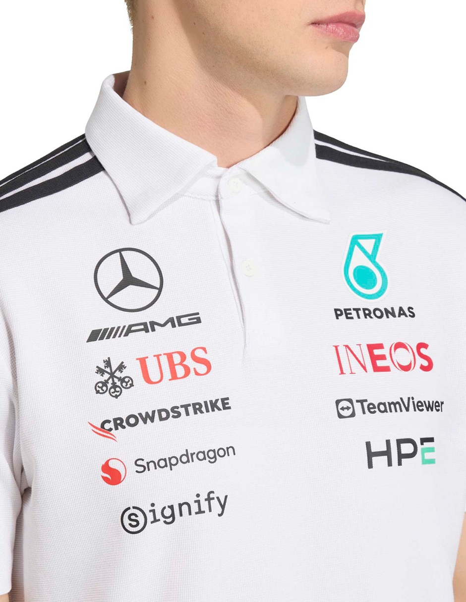 Playera tipo polo motorsport para hombre 4