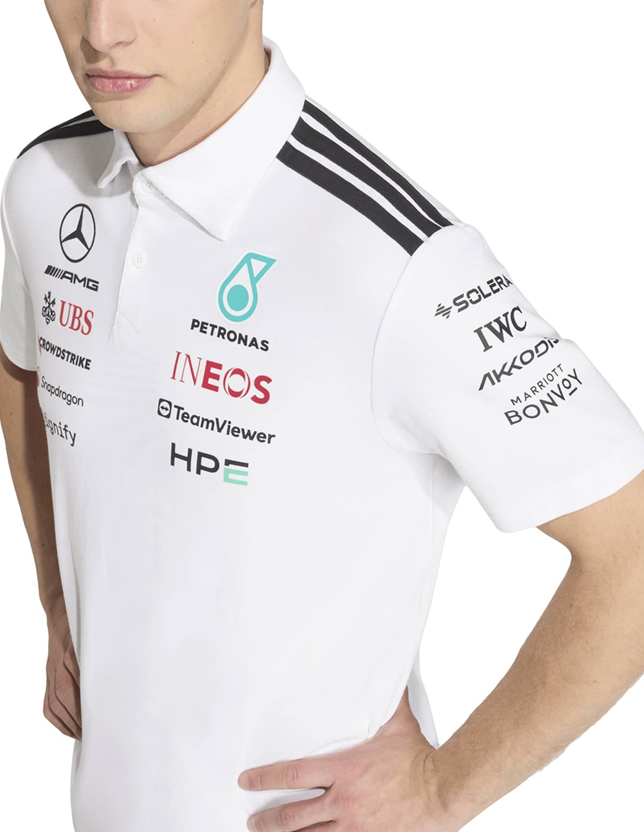 Playera tipo polo motorsport para hombre 6