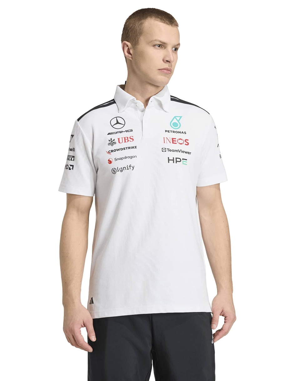 Playera tipo polo motorsport para hombre 7
