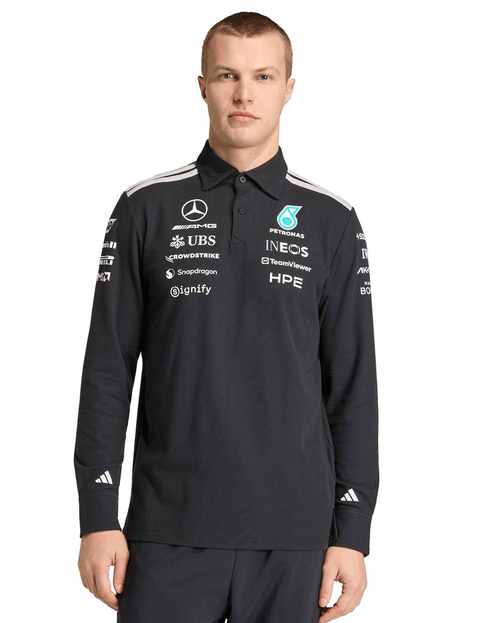 Playera tipo polo motorsport Adidas para hombre