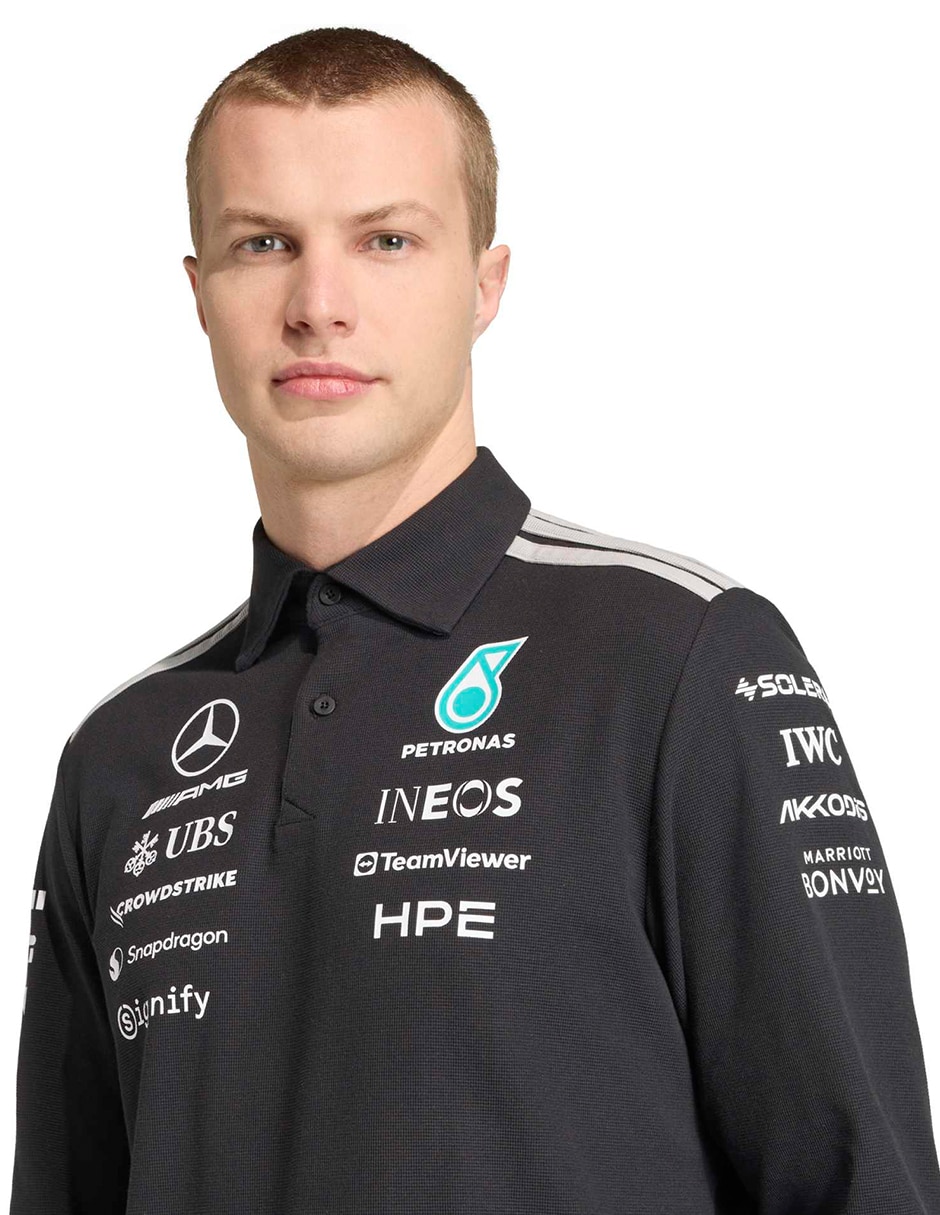 Playera tipo polo motorsport Adidas para hombre