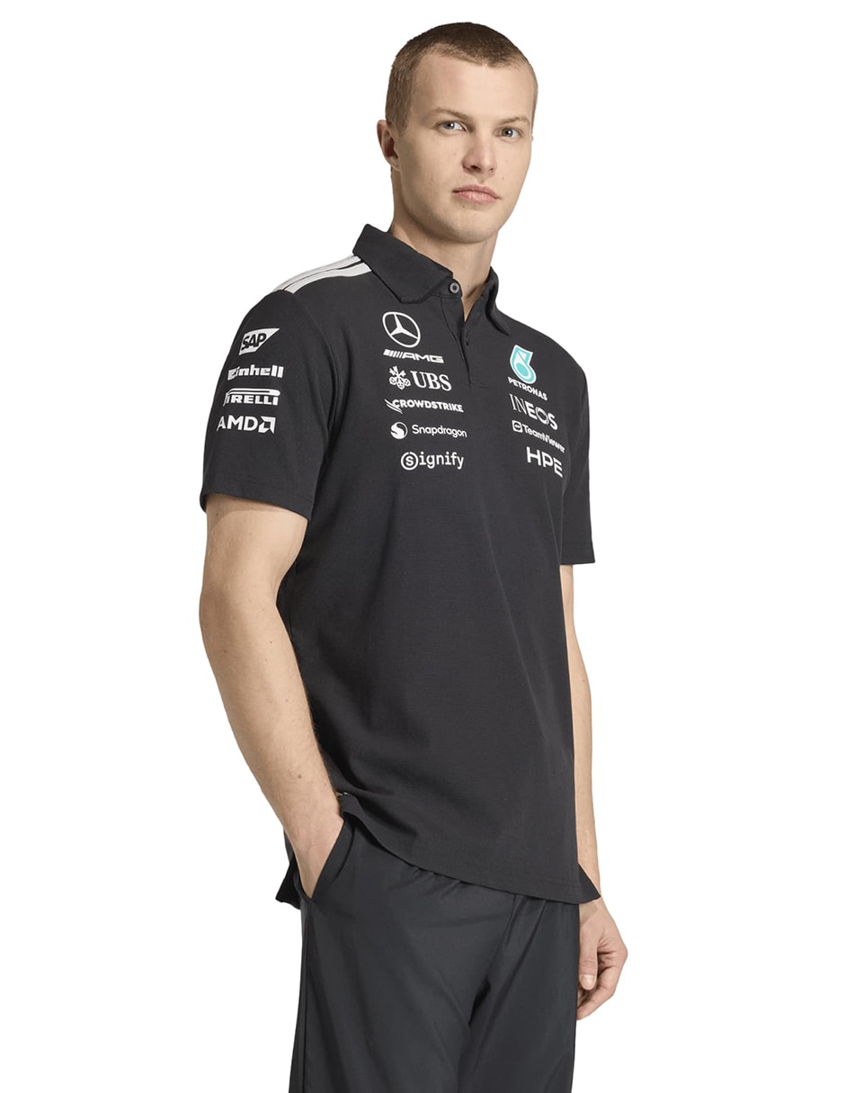 Playera tipo polo motorsport para hombre