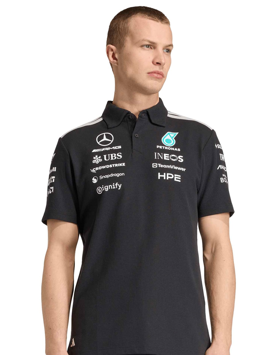 Playera tipo polo motorsport para hombre 4