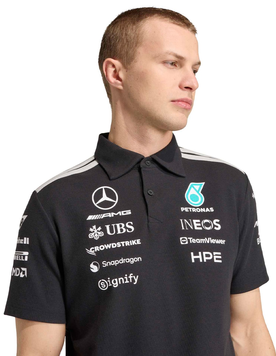 Playera tipo polo motorsport para hombre 6