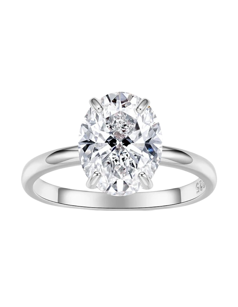 Anillo con gema Beauty de plata P 925 zirconia pulido