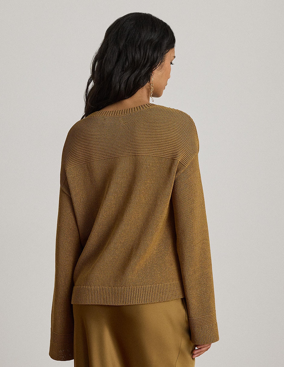 Suéter cuello redondo para mujer 5