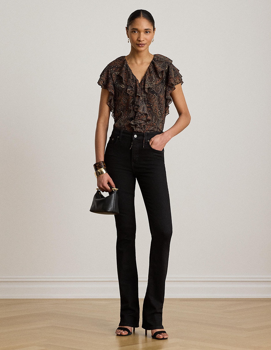 Blusa Lauren Ralph Lauren manga corta para mujer