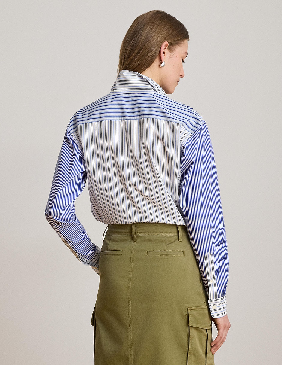 Blusa camisera manga larga para mujer 8