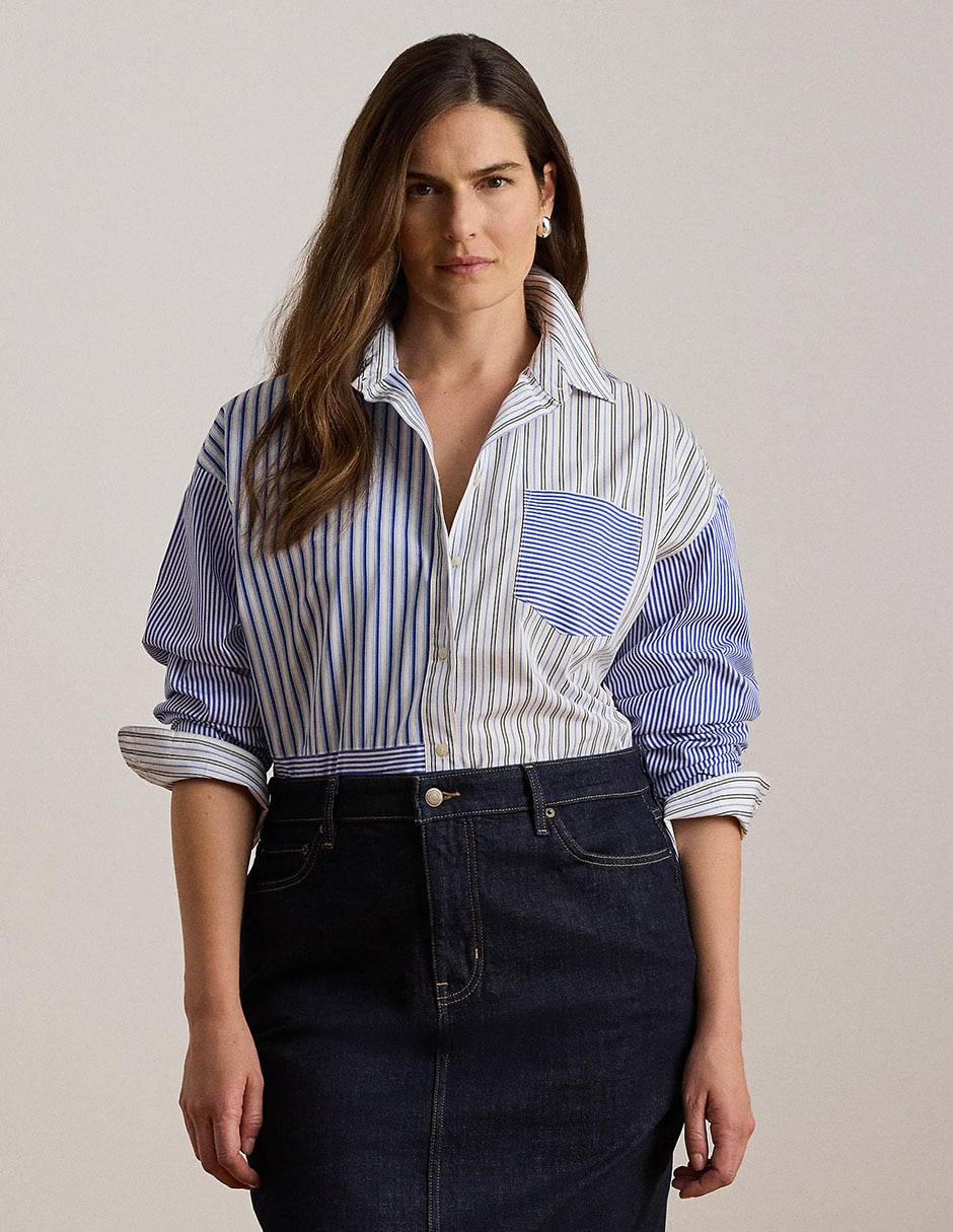 Blusa camisera manga larga para mujer 4