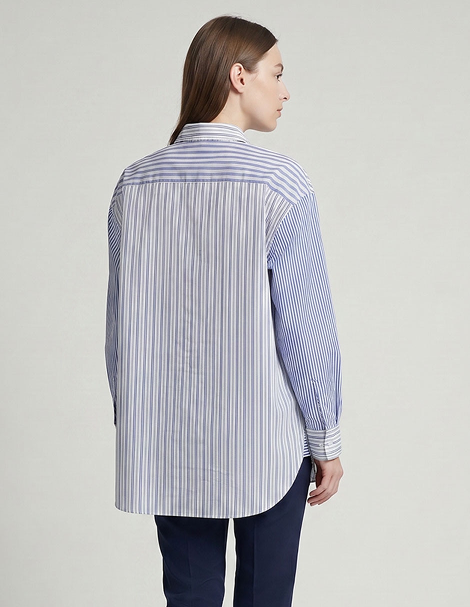 Blusa camisera manga larga para mujer 6