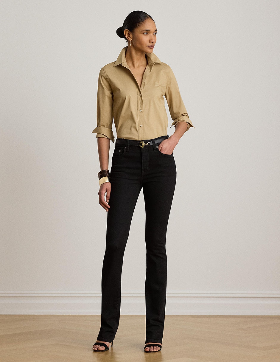 Blusa camisera manga larga para mujer 4