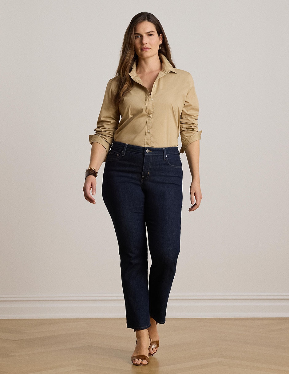 Blusa camisera manga larga para mujer 8
